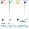 WJUAN Dragonfly Clip 4 Pieces, Span 12 cm Garden Dragonfly