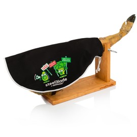 Steelblade T-404 Kukuxumusu Ham Cover Black 50% Cotton Cover 55cm Ideal for Ham and Pallets Green Lives Model 50%