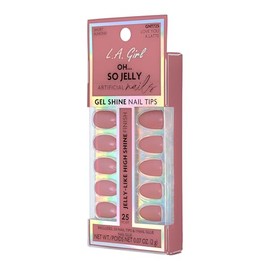 L.A. Girl Oh So Jelly Nail Tips, Love you a Latte GNT725G