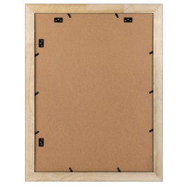 Golden State Art, 18x24 Picture Frame - Displays 16x20 Photo with Mat or 18x24 Without Mat, Wide Moulding Solid Wood Frame for Wall Display, Black