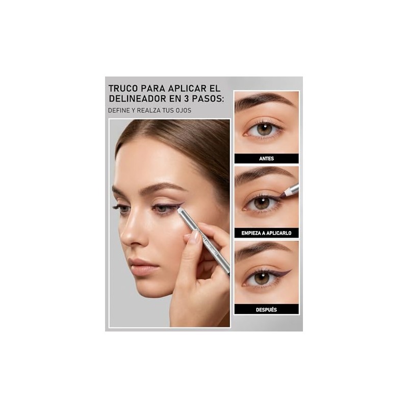 Erinde Lápiz Delineador en Gel Waterline, Delineador Resistente al Agua