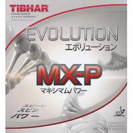 Tibhar Evolution MX-P Table Tennis Rubber (Black, 1.7-1.8)