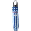 Miyajima Folding Umbrella, 19.7 inches (50 cm), Gingham Stripe with