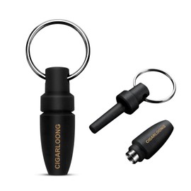 CIGARLOONG Cigar Punch, Mini Cigar Punch Cutter,Portable Cigar Hole Opener Cigar Accessories for Cigar Lovers (Black)