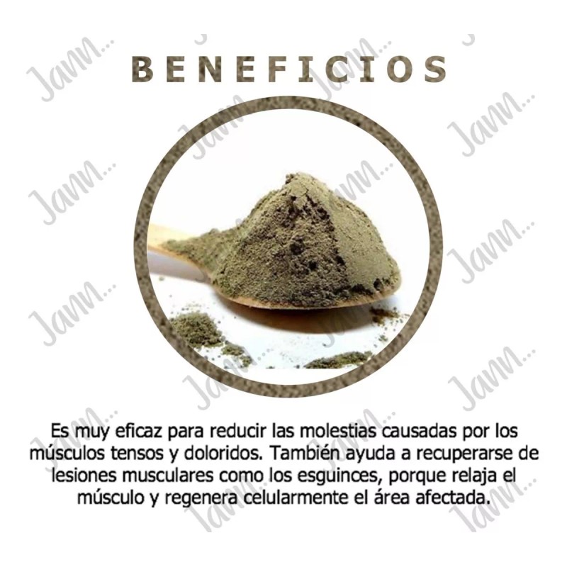 JANN Arcilla Verde Para Regeneración Celular Y Piel Grasa, 500g