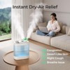 Homvana Humidifier, Super Easy to Clean 5L Top Fill Auto