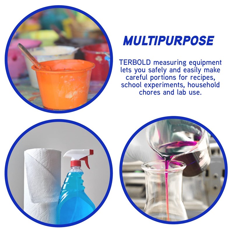 Terbold 1 Liter Measuring Pitcher Graduated (Blue)