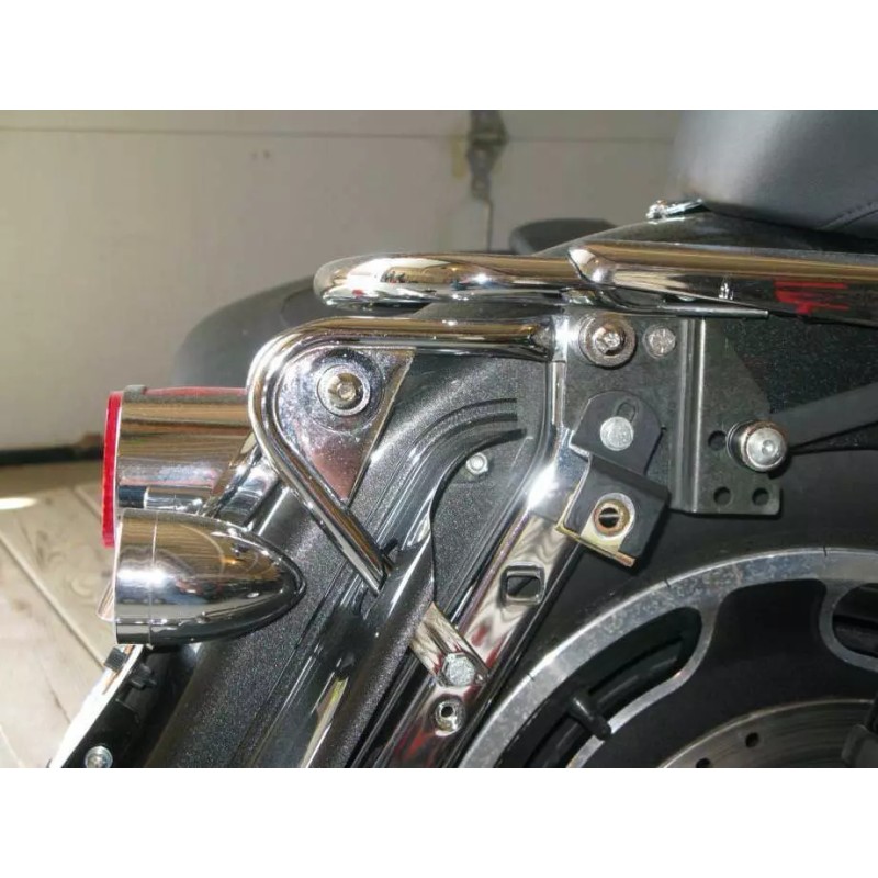 DYSO Fit 97-08 Harley Touring FLH Quick Release Sissy Bar+Tour