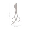 Stainless Steel Applique Scissors Duckbill Blade Comfortable Ergonomic Handle DIY