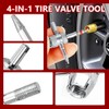 38-Piece Tire Valve Stem Core Tool Kit - Quick Change