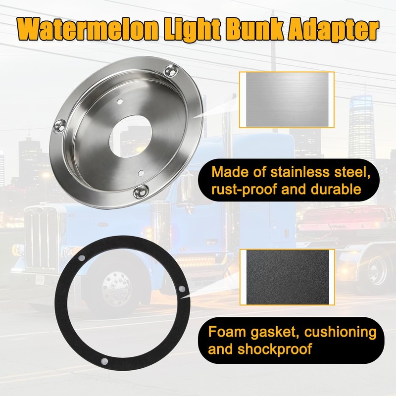 2PCS Watermelon Light Bracket Adapter Universal for Truck RV Trailer