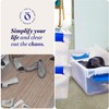 HOMZ 4-Pack Holiday Tote, Plastic Storage Organizer Bins with Lids,