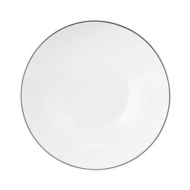 SELTMANN WEIDEN Schale/Schüssel - Durchmesser: 23,2 cm - Höhe: 7,3 cm - Lido - Form: Rund - 10826 Weiß - Black Line