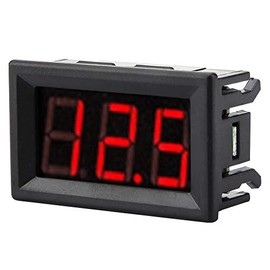 Volt?metro Digital Led 0,56 Pulgadas con Protecci?n Inversa Dc 0-100 V