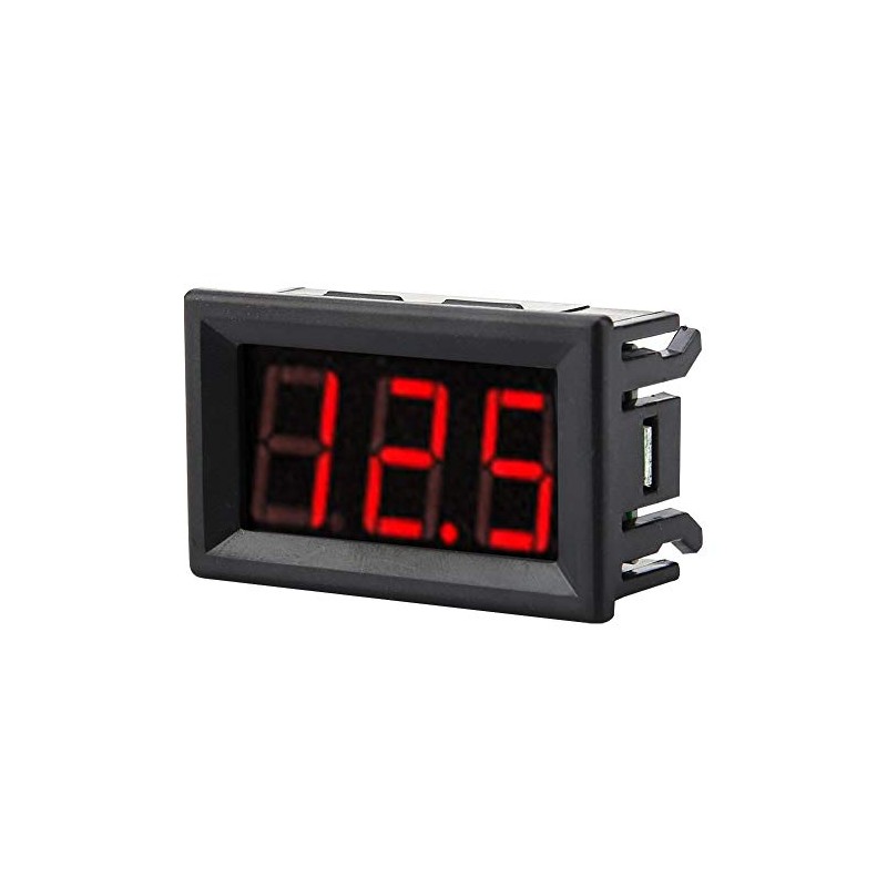 Volt?metro Digital Led 0,56 Pulgadas con Protecci?n Inversa Dc 0-100