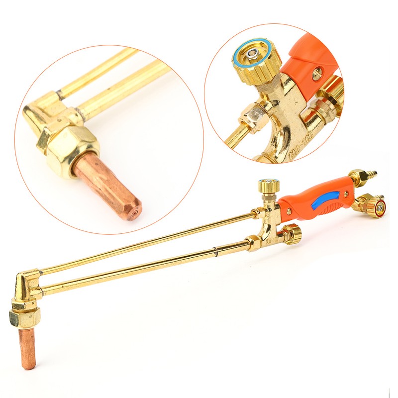 Welding Torch Gas Cutting Tool Stainless Steel Injector Pipe High‑Gear