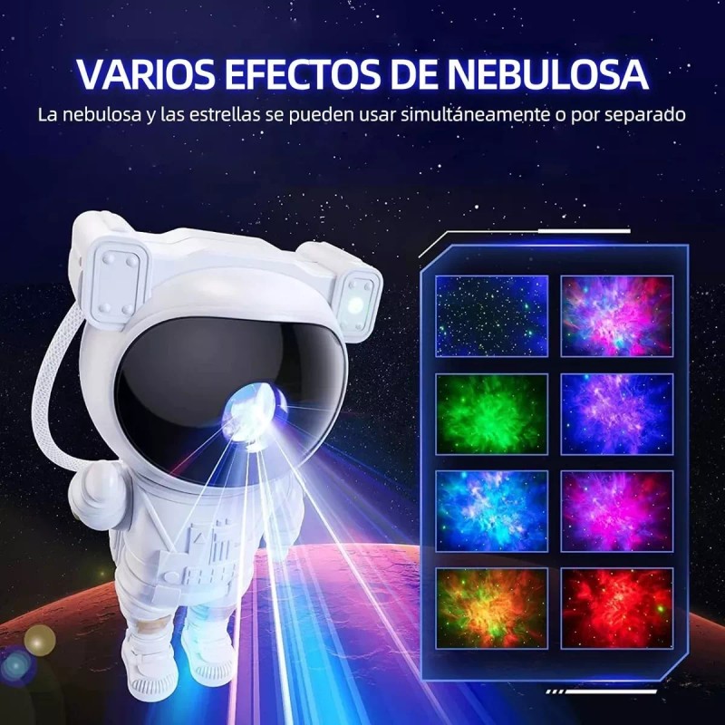 KFMX Proyector De Estrella Galaxia Astronautas Lampara De Noche