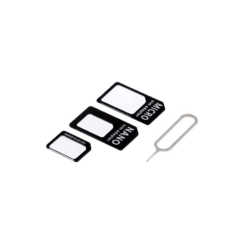 3 in 1 Set Nano SIM Card Adapter Nano to