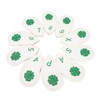 10 PCS Golf Club Head Covers Four Leaf Clover Pattern
