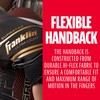 Franklin Sports Supratak Football Receiver Gloves - White/Chrome - Adult