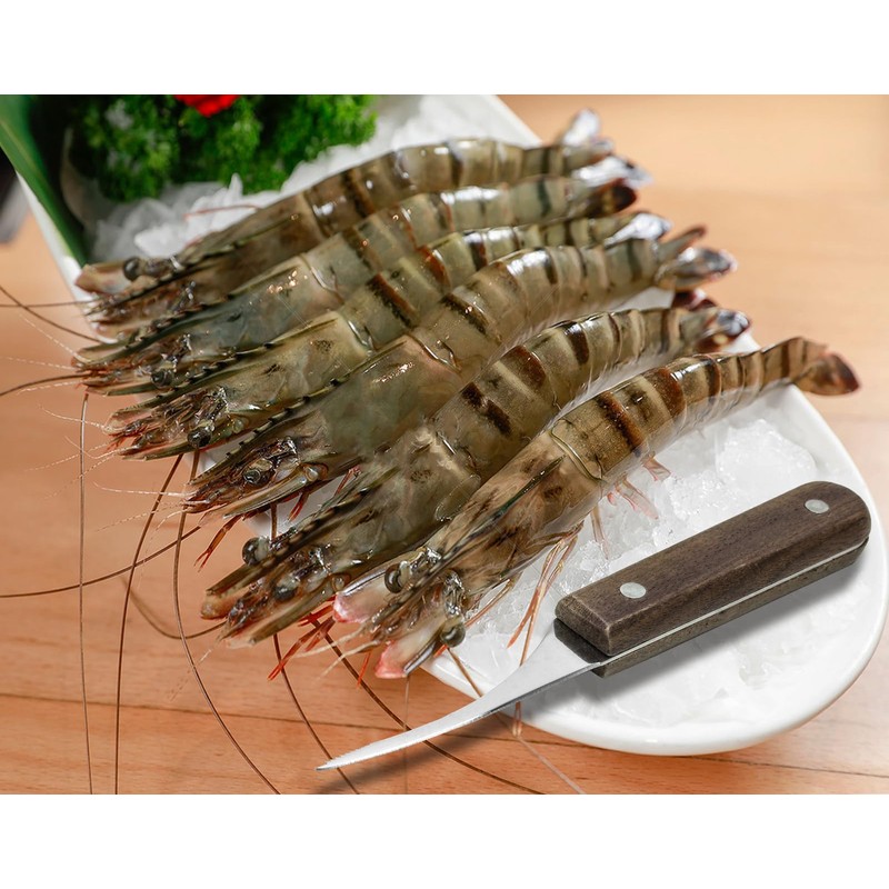Vonty Shrimp Deveiner Tool Stainless Steel Shrimp Cleaner Knife with