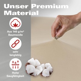 BaSaTex Organic Jersey Fitted Sheet, 100% GOTS (Global Organic Textile Standard) Certified Cotton, Fitted Sheet in All Sizes, Children's and Baby Beds, 60 x 120 – 70 x 140 cm, Anthracite