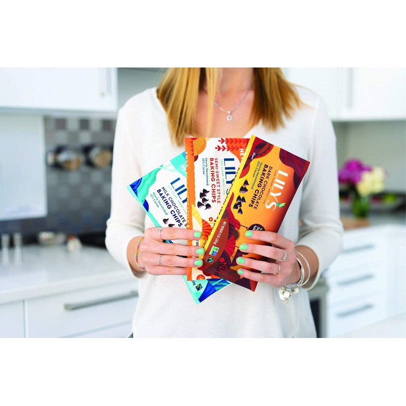 Semi-Sweet Chocolate Style Baking Chips by Lily's Sweets | Stevia