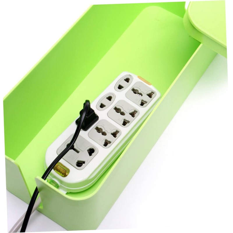 MERRYHAPY Box Organizer for Desk Tv and Computer Keeps Cables