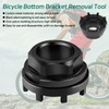 BEASAFY Bicycle Crank Puller, Lock Ring Tool, 43 mm Bottom