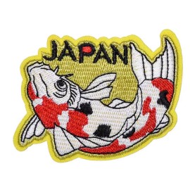 Unbranded Iron-On Patch: Japanese Koi FISH Japan 2429