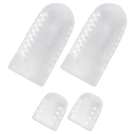KomoLife Anti-Bacterial Toe Brace (Set of 4) Cap Toenail Toe Protection Washable Calluses, Blisters, Bunions, Metatarsal Toes