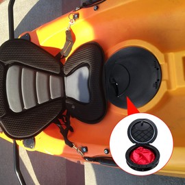 Lixada 9" Deck Plate Hatch Cover Kit with Storage Bag for Marine Inflatable Boat Kayak Rigging