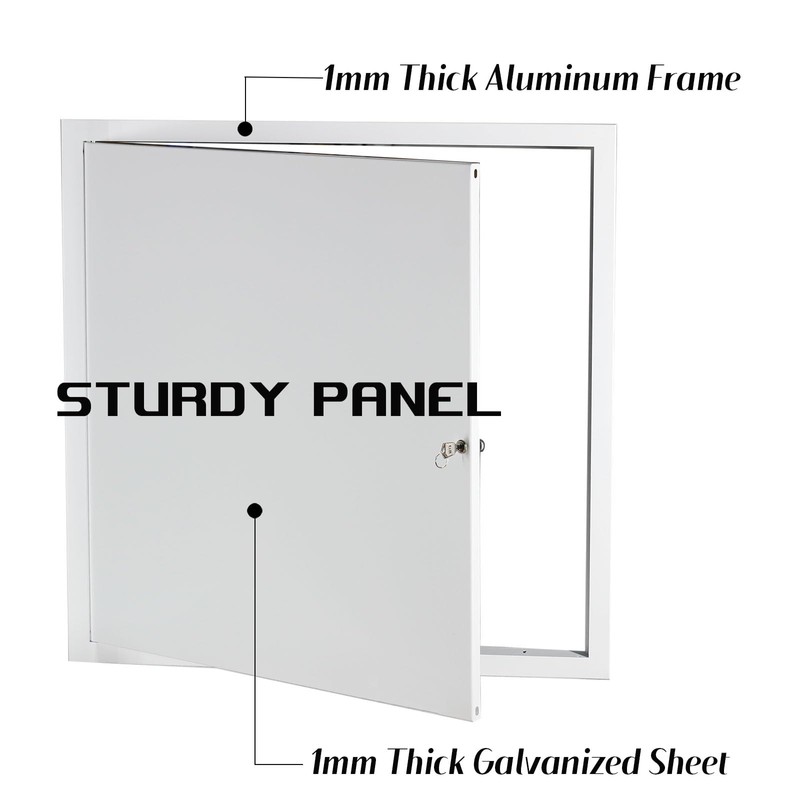 Silrubsups Access Door 16x24 Drywall Access Panel 2Pack Thickened 1mm