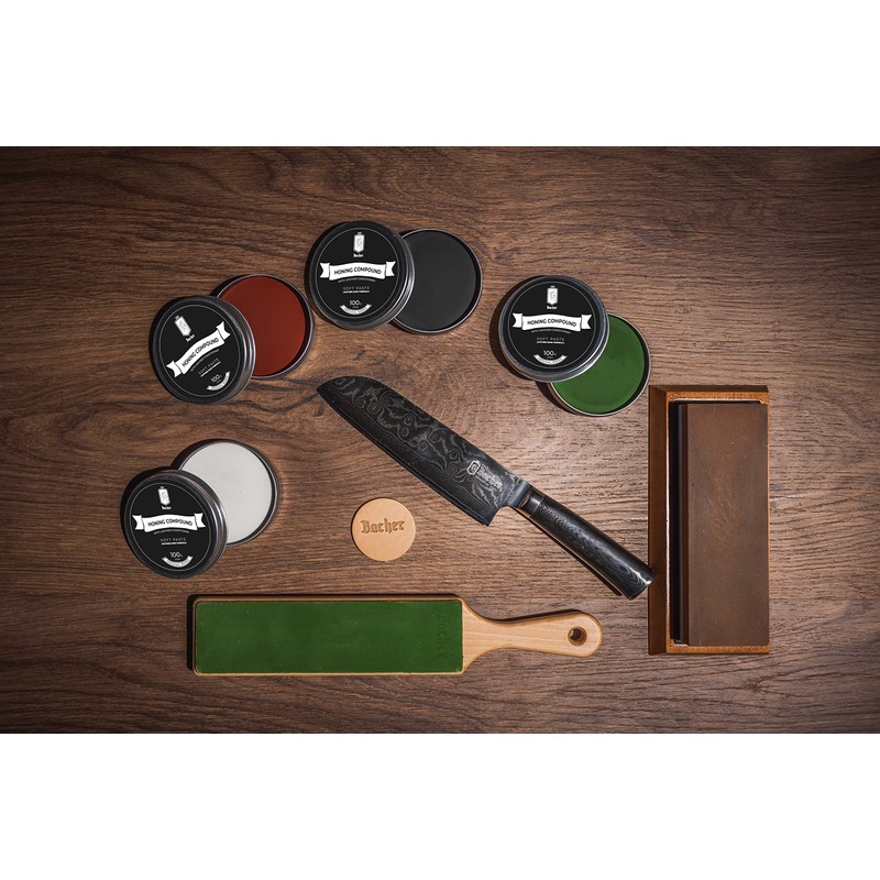 BACHER Stripping Paste for Strops and Peeler Leather, Sharpening Paste