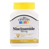 21st Century, Niacinamida 500mg, Vitamina B3, 110 Cápsulas Sabor Sin