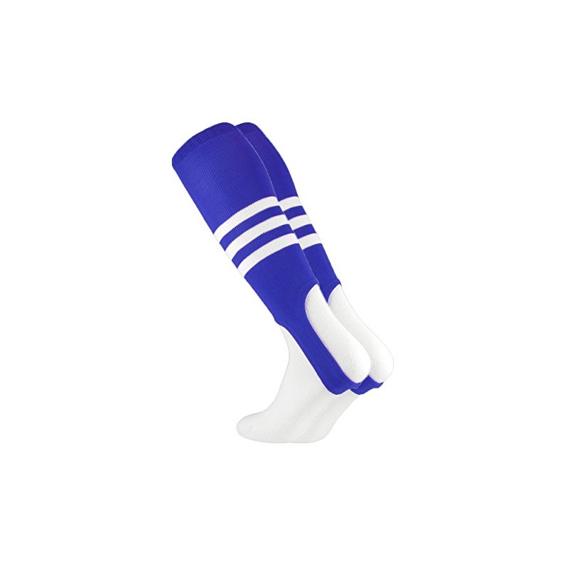 MadSportsStuff Baseball Stirrups Pattern B (Royal/White, Medium)