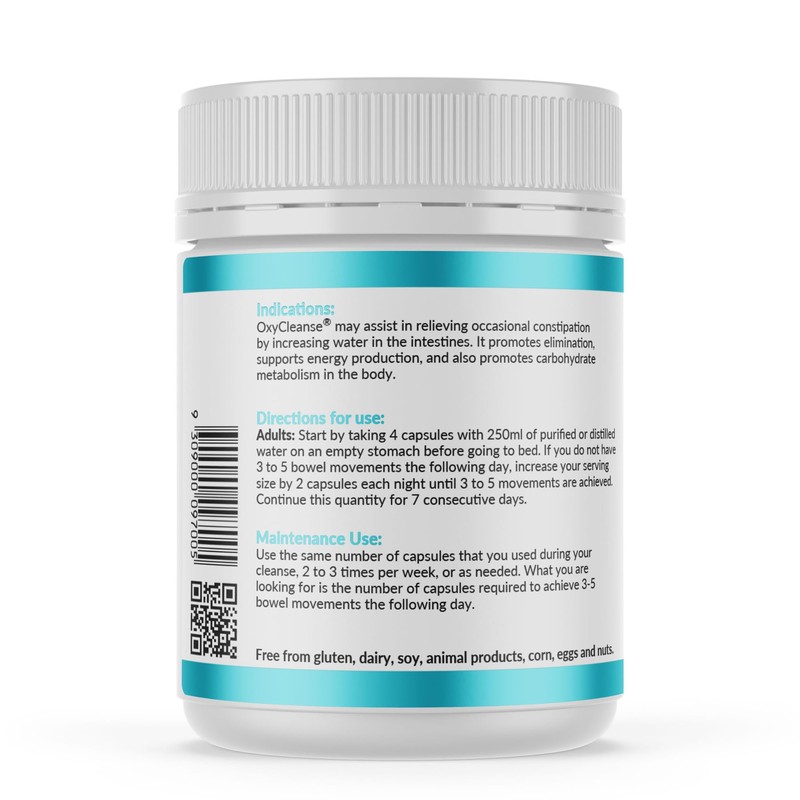 MICRONUTRITION OxyCleanse Constipation Relief (120 Capsules) Magnesium Oxide Supplement with