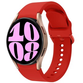 YuiYuKa Sport Band for Galaxy Watch 7/6/5/4/FE Band 40mm 44mm 6/4 Classic Band 47mm 43mm 46mm 42mm Women Men,Soft Silicone Strap for Galaxy Watch 5 pro 45mm Women Men,No Gap Wristband Bracelet