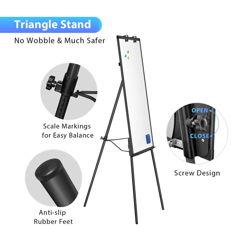 Easel Whiteboard - Magnetic Portable Dry Erase Easel Board 36
