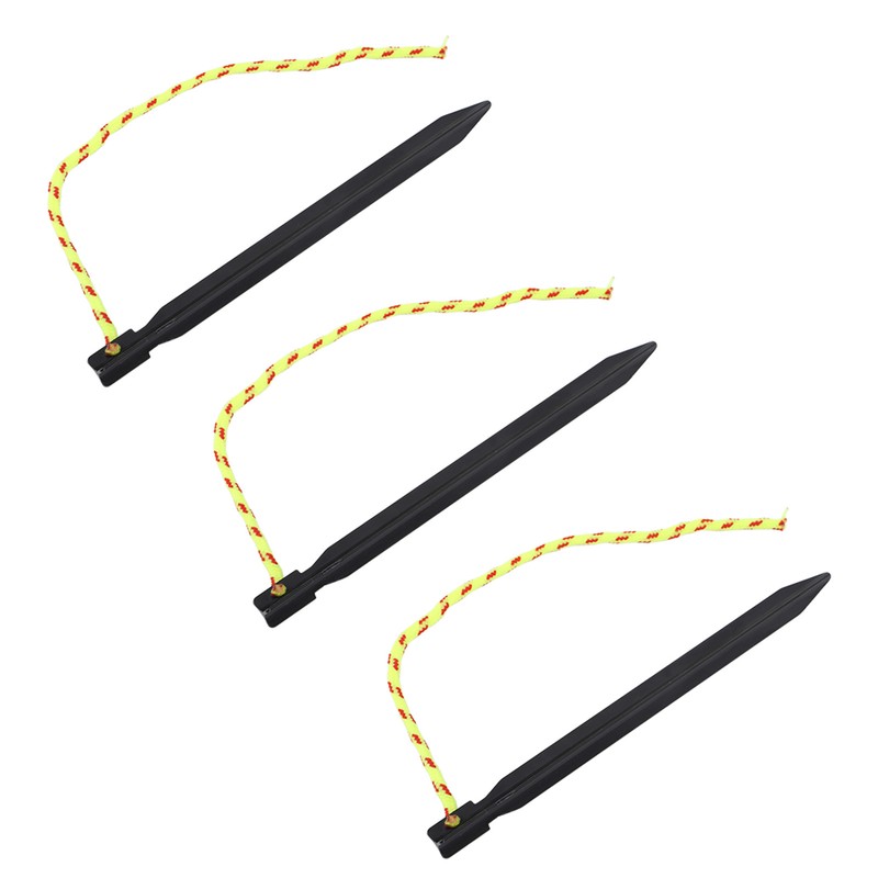 12PCS Tent Stakes Aluminum Alloy Three Edges Lightweight Tent Nail