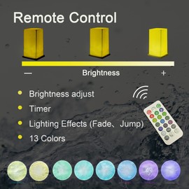 FueLye Floating Pool Lights,13 Colors LED Floating Candle Lantern Lights with Remote Control, 5.9X9.85 Waterproof Pool Decorations Outdoor Night Lights for Pool Party,Bedroom,Garden,Wedding