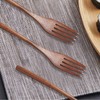 8 Pack Wooden Forks, findTop 9 Inch Long Handle Reusable