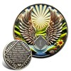 Leafence Recovery and Resilience Commemorative Sobriety Coin Recovery Addiction and