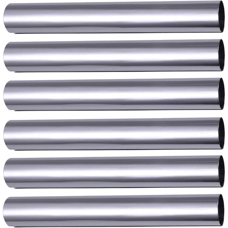 rukauf Foam Roll Moulds Set of 6 Stainless Steel (12.4