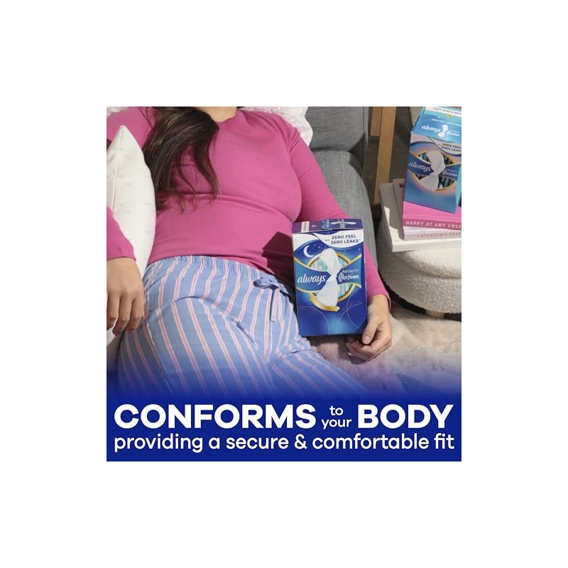 Always Infinity FlexFoam Almohadillas para mujer, talla 5, extra pesadas