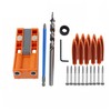 C (25pcs) Complete Pocket Hole Jig Kit with Step Drill