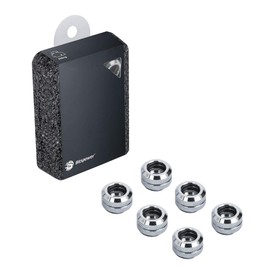 Bitspower G1/4" to Enhance Multi-Link Fitting for 12mm OD Rigid Tubing, Deluxe White, 6-Pack