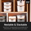 SmartStore 13L Recycled Plastic Storage Basket with handles - Taupe