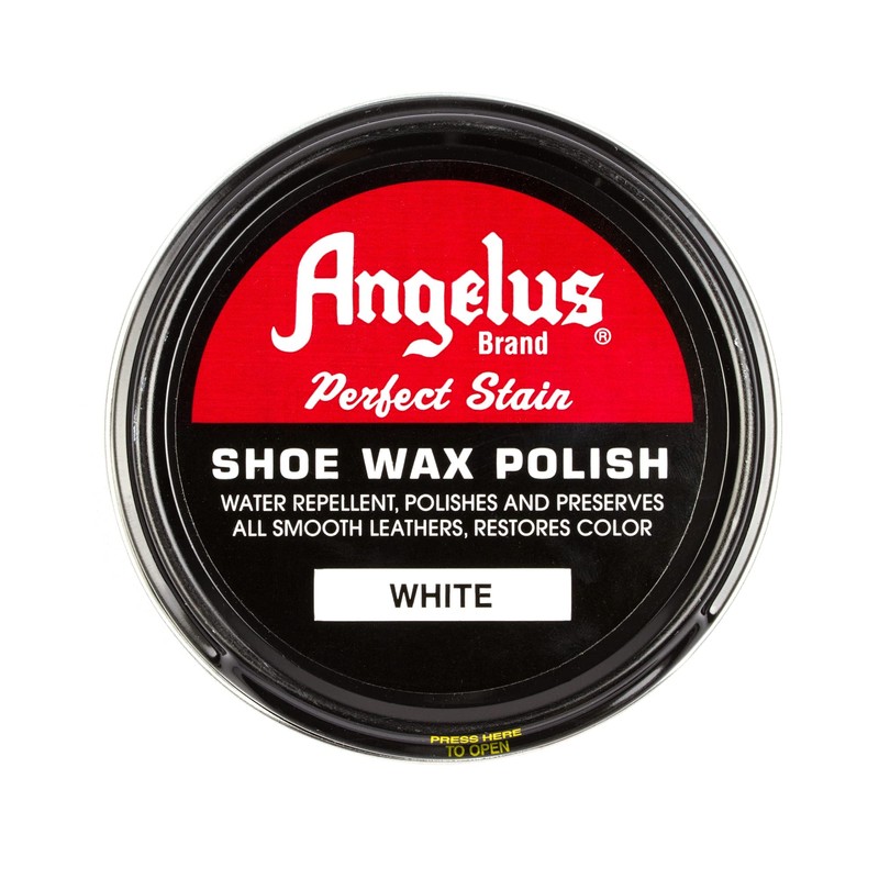 Angelus Shoe Wax Polish 3oz (White)