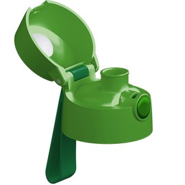 Jarlson® Replacement Lid for Charli and Mali Drinking Bottle, Suitable for 350 ml and 500 ml Bottles, Replacement Parts, Replacement (Mali Lid (Chug Drinking Spout), Dark Green)